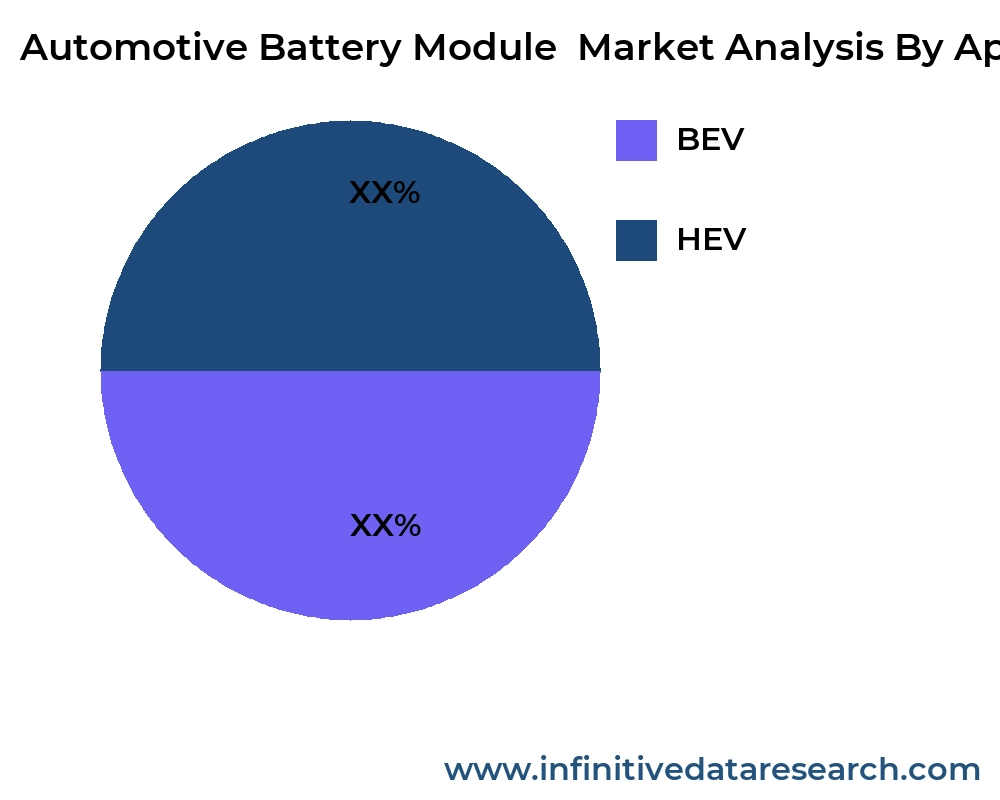 Automotive Battery Module  market by application - Infinitive Data Research Automotive Battery Module  market by application - Infinitive Data Research