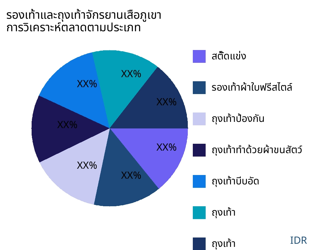 รองเท้าและถุงเท้าจักรยานเสือภูเขา ตลาดตามประเภทสินค้า - Infinitive Data Research