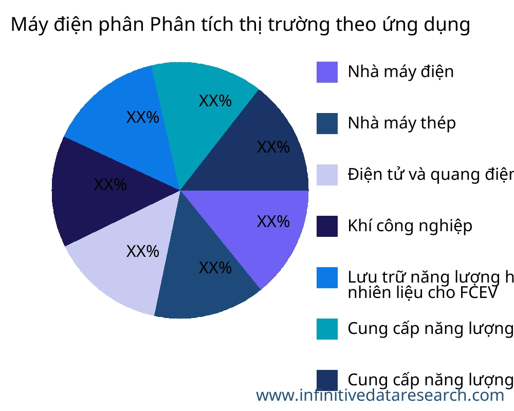 Máy điện phân thị trường theo ứng dụng - Infinitive Data Research